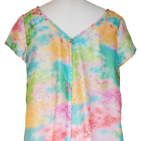 Vintage 1960s Psychedelic Hawaiian Muumuu/Mumu Made in Hawaii by Andrade - Picture 5 of 6